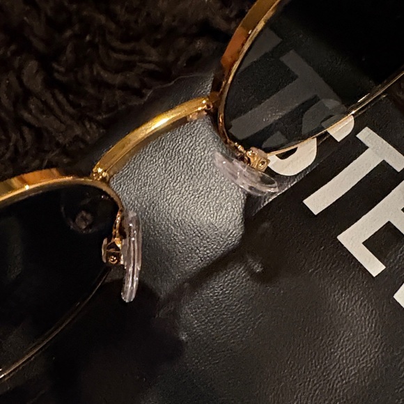 Brand new Steve Madden Oval Gold and Black Sunglasses - Picture 7 of 10